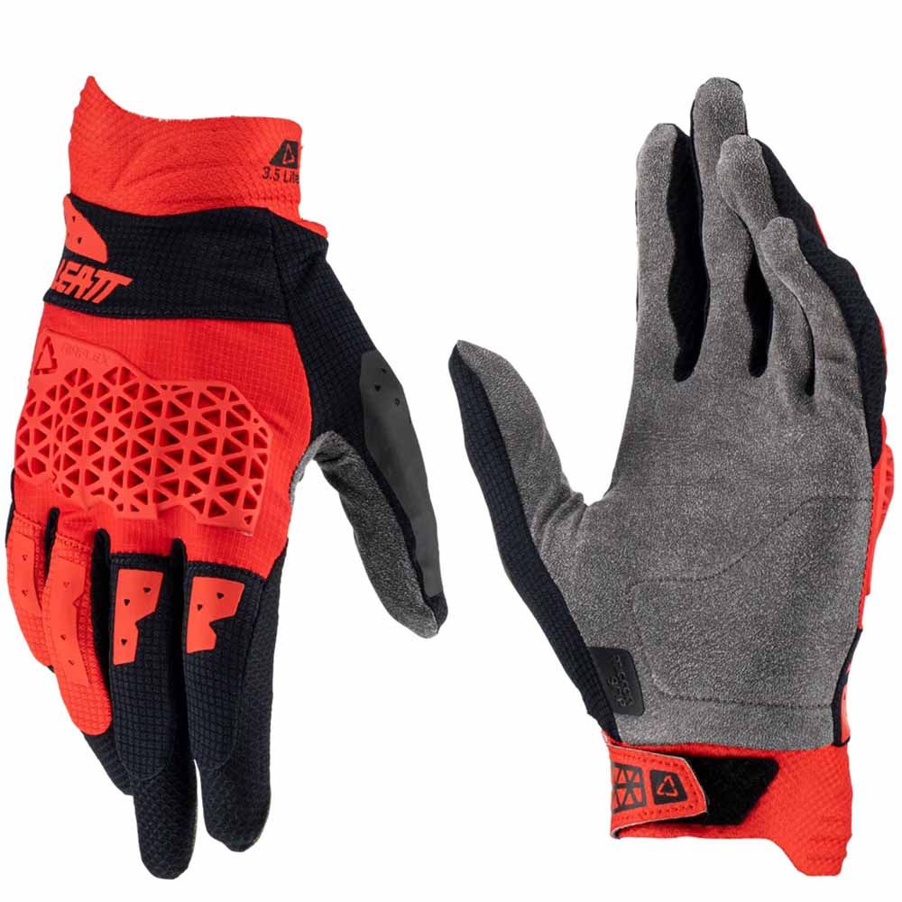 Leatt Moto 3.5 Lite Red перчатки для мотокросса и эндуро