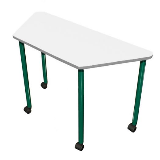 РК4К-6029 Стол трапеция мобильный ( ral 6029)