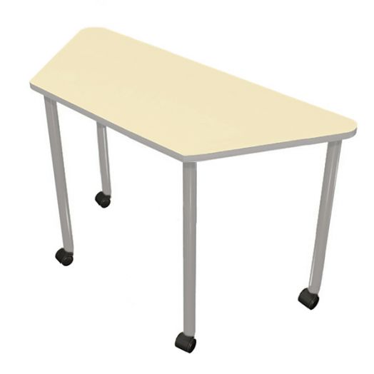 РК4К-7035 Стол трапеция мобильный ( ral 7035)