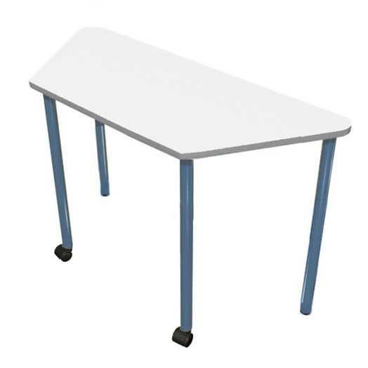 РК2К-5012 Стол трапеция мобильный ( ral 5012)