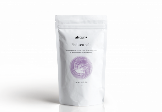 Marespa - Морская соль Красного моря с эфирным маслом лаванды, 1 кг