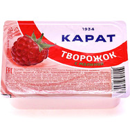 Продукт творожный КАРАТ 230г 9% Малина