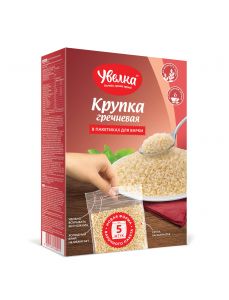 Крупа в пакетах УВЕЛКА 5*80г Гречневая ядрица