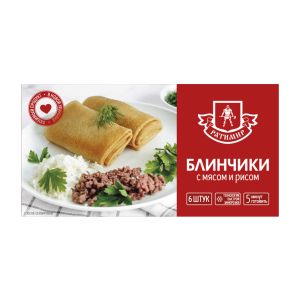 Блинчики РАТИМИР 420г С мясом и рисом