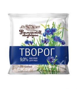 Творог ФЕРМЕРСКОЕ ПОДВОРЬЕ 300г 9%