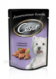 Корм для собак CESAR 85г Ягненок с овощами