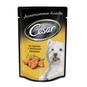 Корм для собак CESAR 85г Курица с зеленью овощами