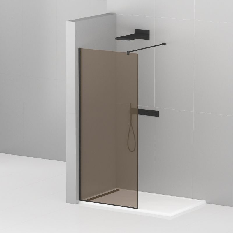 Душевая перегородка CEZARES LIBERTA-L-1-110-120-BR-NERO