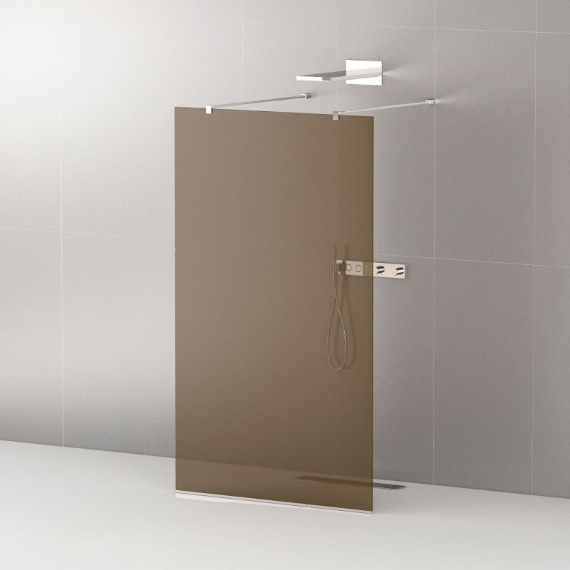Душевая перегородка CEZARES LIBERTA-L-2-120-120-BR-Cr