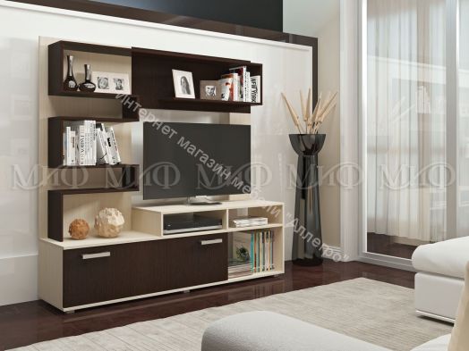 Гостиная Рица Дуб беленый, венге