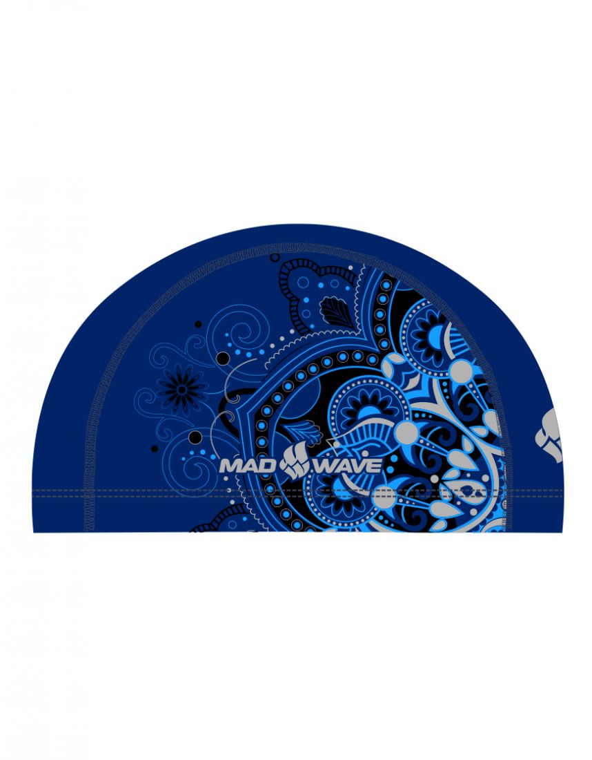 Шапочка для плавания комбинированная Mad Wave MANDALA