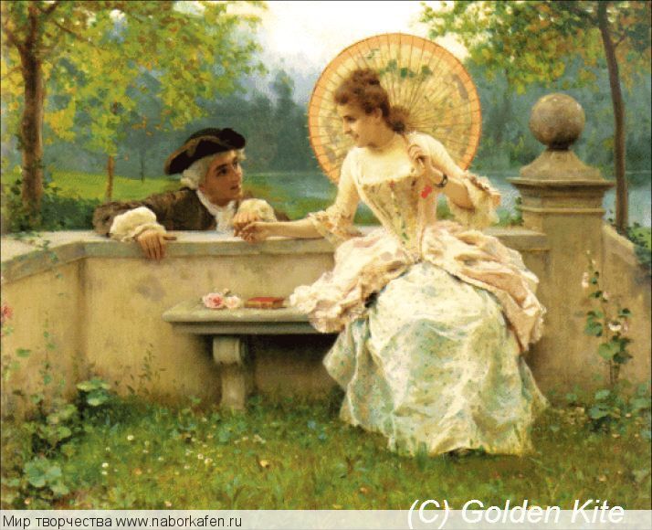 Набор для вышивания "1531 A Tender Moment in the Garden"