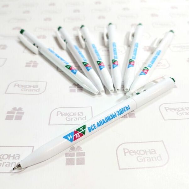 Ручки с логотипом для медцентра