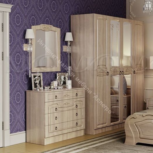 Шкаф 4-х створчатый Александрина