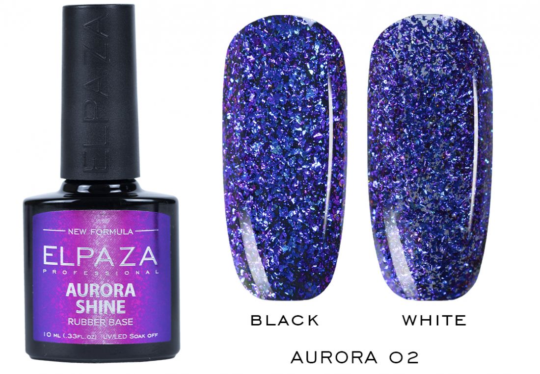 Elpaza Rubber Base Aurora Shine 02