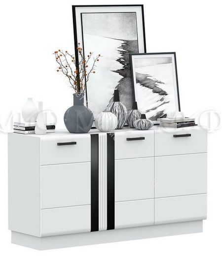 Гостиная Магнолия Белый Глянец