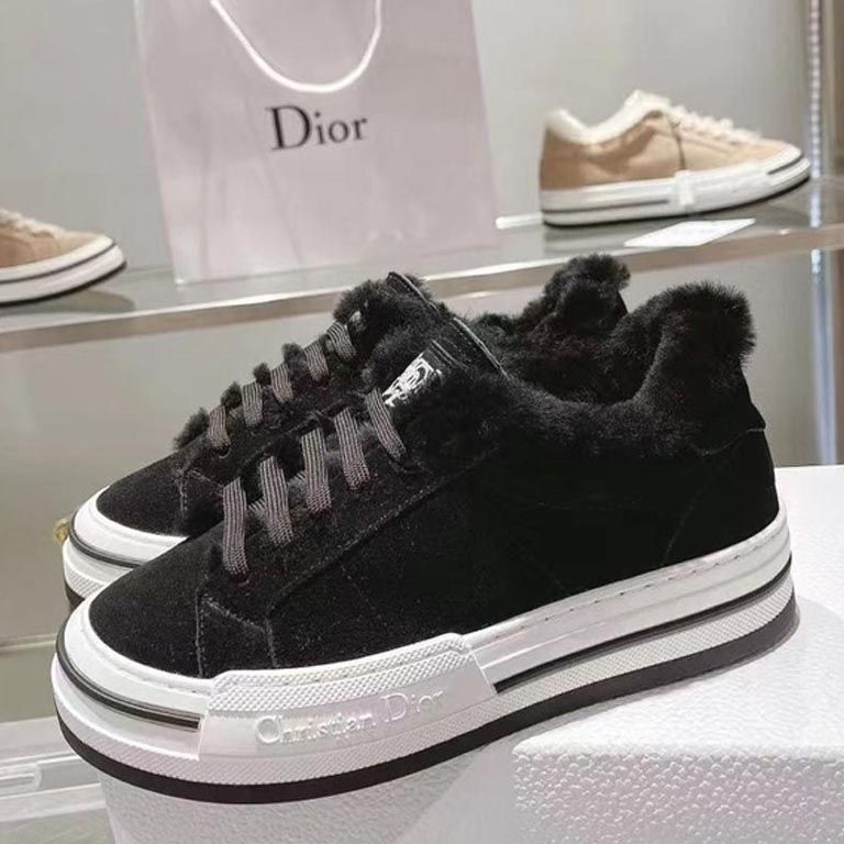 Кроссовки DIOR с мехом