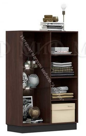 Шкаф-стекло низкий Магнолия