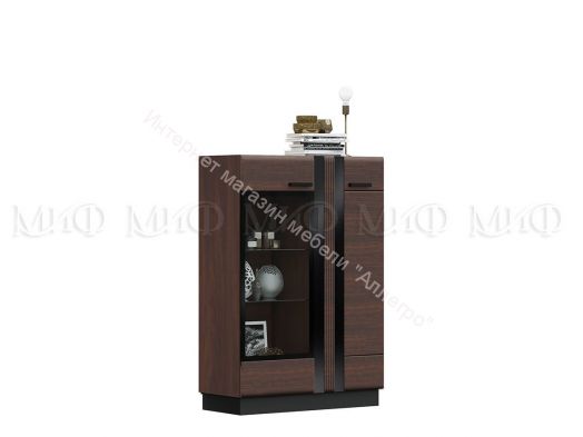 Шкаф-стекло низкий Магнолия