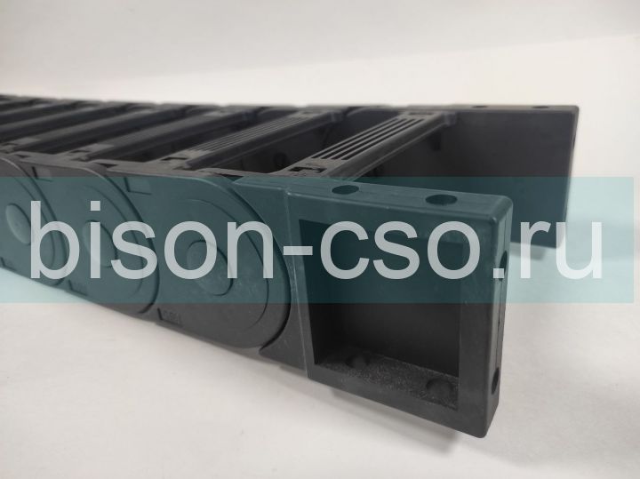 Кабель-канал гибкий 80х125 R250 TMX8000.125.250 открытый (коннекторы в комплекте)