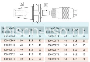 Втулка переходная 5373B-40-B18-90 Bison Bial