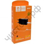 СЗУ Denmen DC02T с 2 USB выходами 2.1A с кабелем Type-C черный