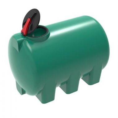 Емкость H 2000 литров с откидной крышкой зеленый