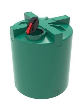 Емкость T 5000 литров с откидной крышкой зеленая