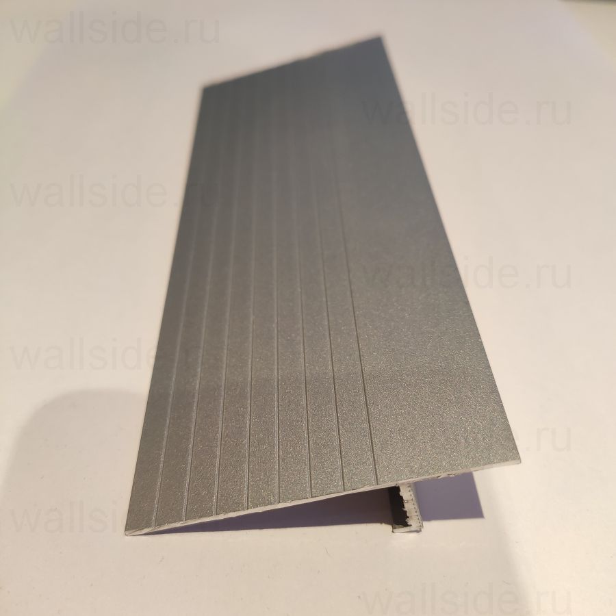 Теневой плинтус Евротрим 5955.01 анодированный серебро