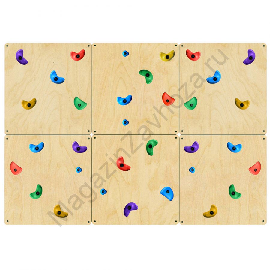 НАСТЕННАЯ ПАНЕЛЬ 04 СКАЛОДРОМА 2250Х1500ММ