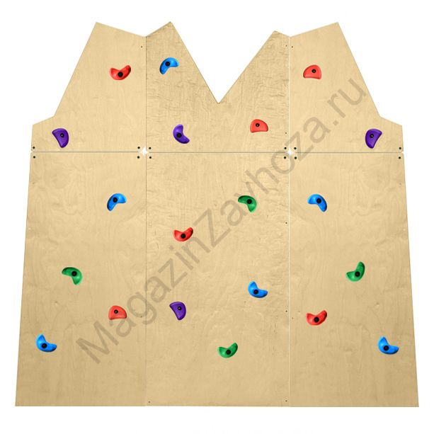 НАБОР НАСТЕННЫХ ПАНЕЛЕЙ 27, 28, 29 СКАЛОДРОМ 2250Х2200ММ