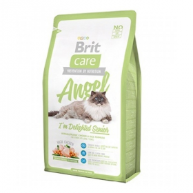 Сухой корм для пожилых кошек Brit Care Angel с курицей