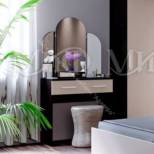 Трельяж Бася Дуб беленый/Венге