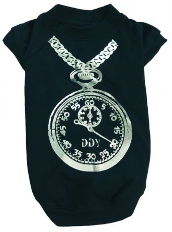 Футболка "Clock" черная (L)