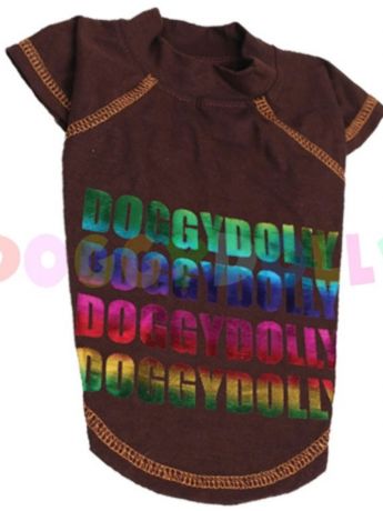 Футболка" Голограмма" коричневая (M, L)