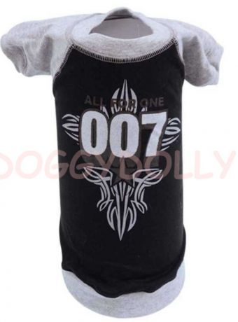 Футболка "007" черная ( L, XL)