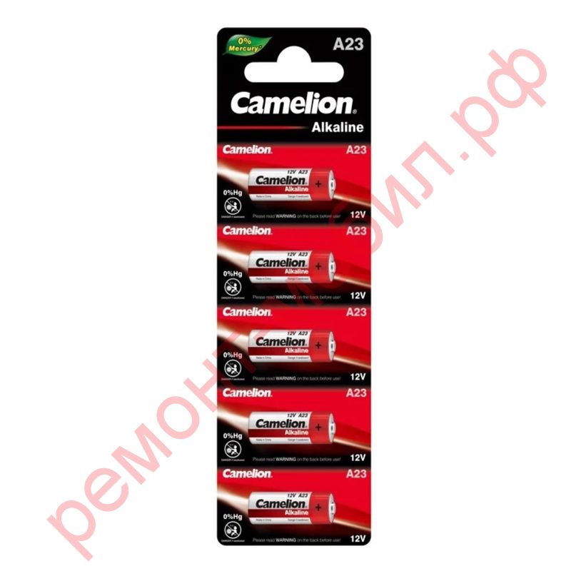 Батарейка алкалиновая 23A Camelion 5BL (блистер 5 штук)