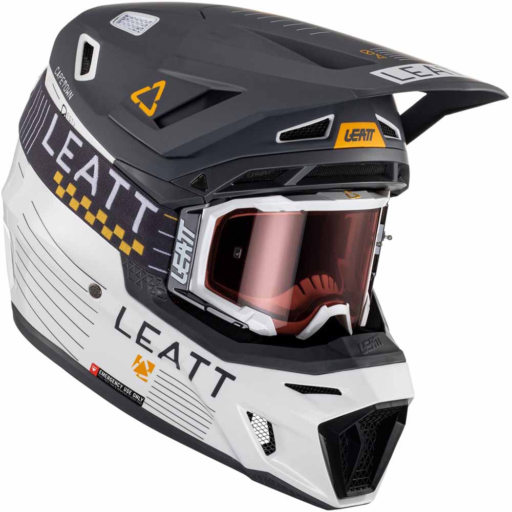 Leatt Kit Moto 8.5 Composite Metallic шлем + очки Leatt Velocity 5.5 (2024)