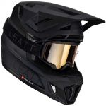Leatt Kit Moto 7.5 Stealth шлем + очки Leatt Velocity 4.5