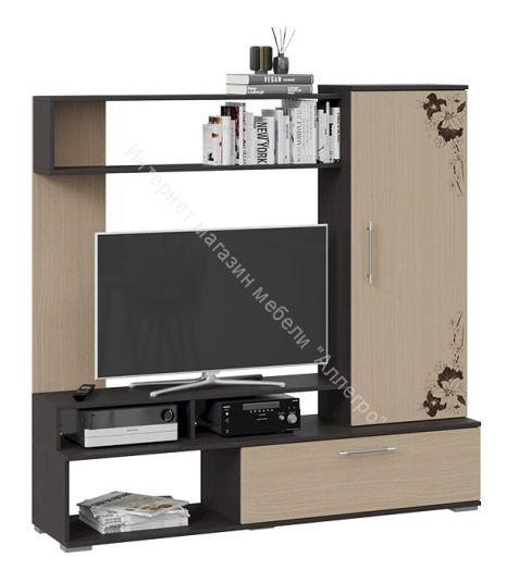 Стенка «Сиена» (Венге цаво/Дуб молочный)