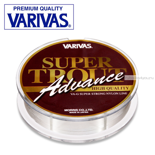 Монофильная леска Varivas Super Trout Advance High Quality 150m