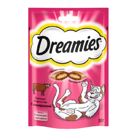 Лакомство для кошек Dreamies с говядиной