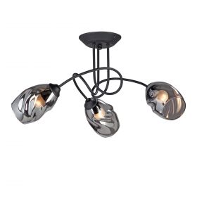 Люстра Vitaluce V4939-1/3PL, 3xE27 Макс. 40Вт Черный, Матовый / Виталюче