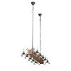 Люстра Vitaluce V4593-7/10, 10хЕ14 Макс. 40Вт Черный, С Бронзой / Виталюче
