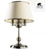 Лампа Настольная Arte Lamp Alice A3579LT-3AB Античная Бронза, Бежевый с Каймой / Арт Ламп