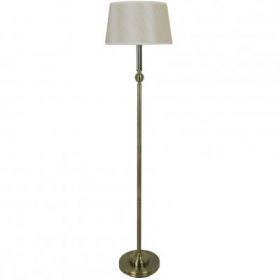 Торшер Arte Lamp York A2273PN-1AB Античная Бронза, Кремовый / Арт Ламп