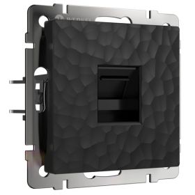 Розетка Werkel Ethernet RJ-45 W1281008 Черная / Веркель