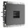 Розетка Werkel Ethernet RJ-45 W1181004 Графит Рифленая / Веркель
