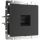 Розетка Werkel Ethernet RJ-45 W1181008 Черная, Матовая / Веркель