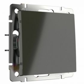 Переключатель Перекрестный Одноклавишный Werkel WL07-SW-1G-C Серо-Коричневый / Веркель